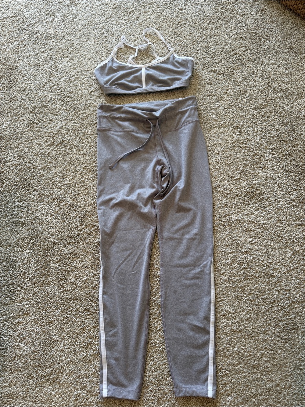 All In Motion Gray Women’s Set - Sports Bra & Leggings